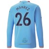 Maglia da Calcio a Maniche Lunghe Manchester City Mahrez 26 Casa 2022-23 per Uomo